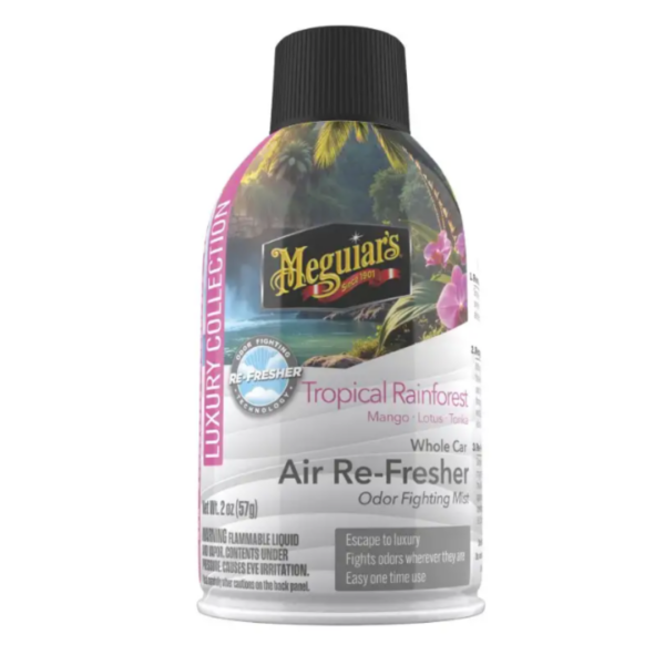 MEGUIARS – Air Refresher – Odor Eliminator – Geurbom – Tropical Rainforest – 57gr