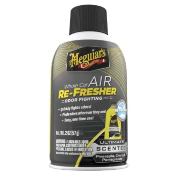MEGUIARS – Air Refresher – Odor Eliminator – Geurbom – Ultimate Scented – 57gr