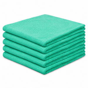 CRIJNS - Sealant / Quick Detailer Towel - 300GSM Edgeless - 40x40cm - Green - 5-Pack