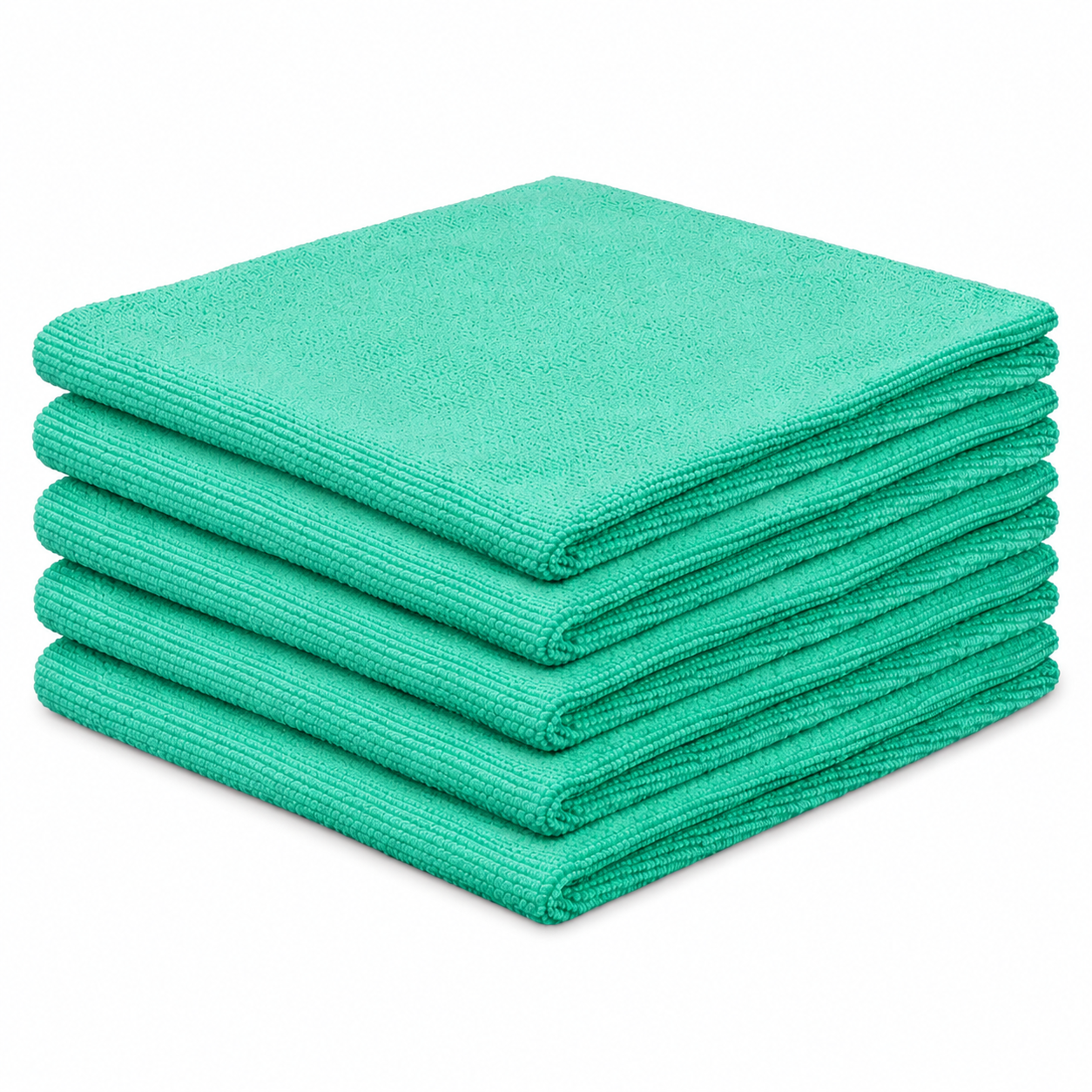 CRIJNS - Sealant / Quick Detailer Towel - 300GSM Edgeless - 40x40cm - Green - 5-Pack