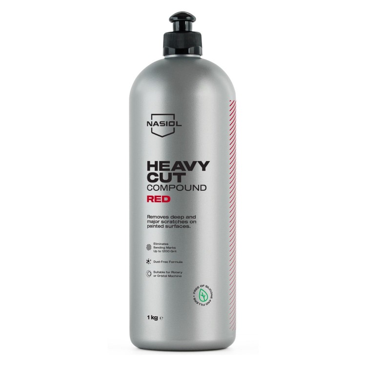 NASIOL - Heavy Cut Compound Red - Eccentric - 1000ml