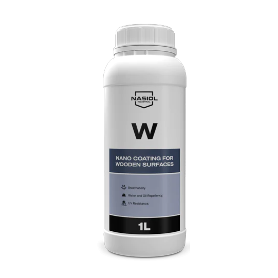 NASIOL - W - Industrial Waterproof Nano Coating For Natural Wood - 1L - One Year Protection
