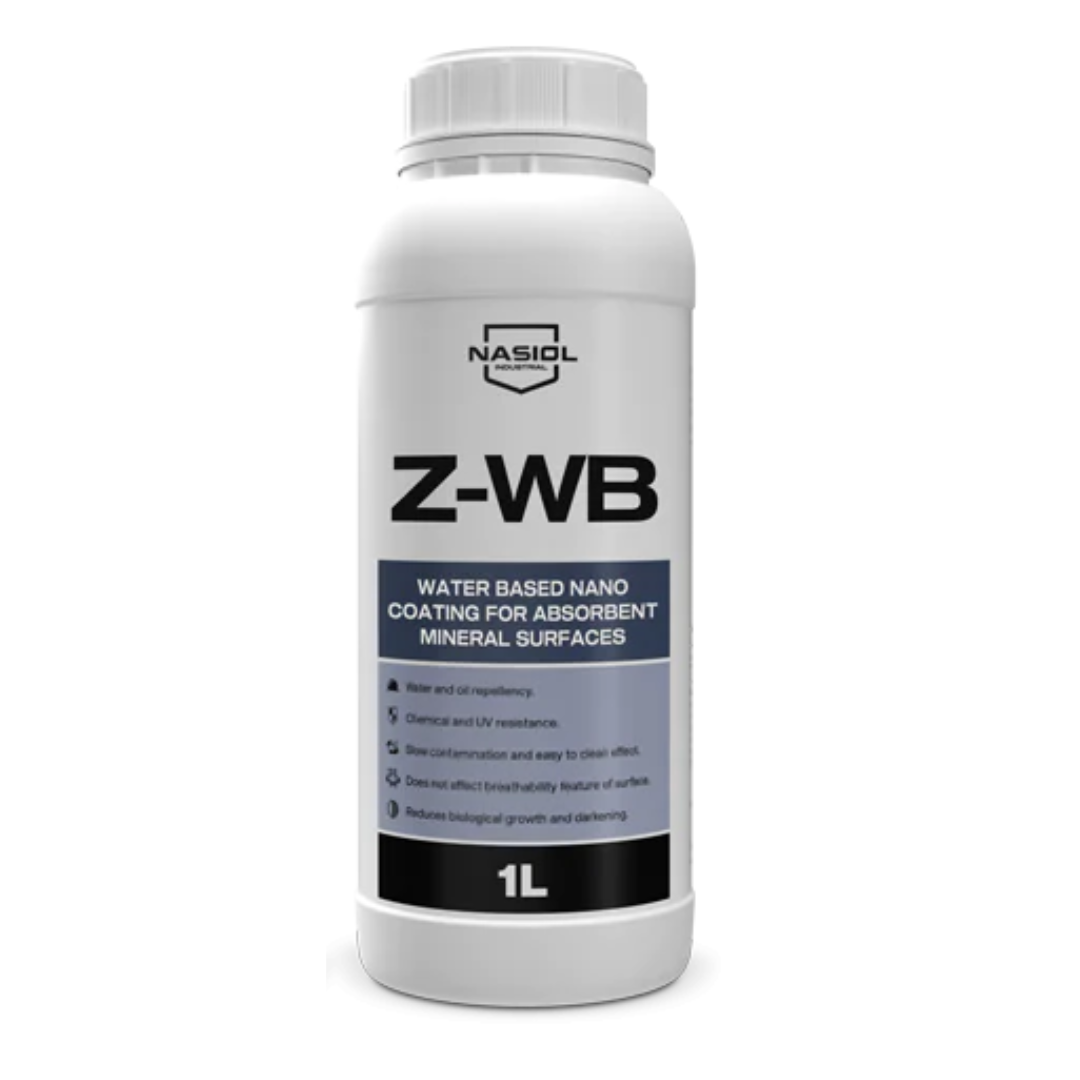 NASIOL - Z-WB - Industrial Water Based Nano Coating For Stone And Mineral Surfaces - 3 Year Protection