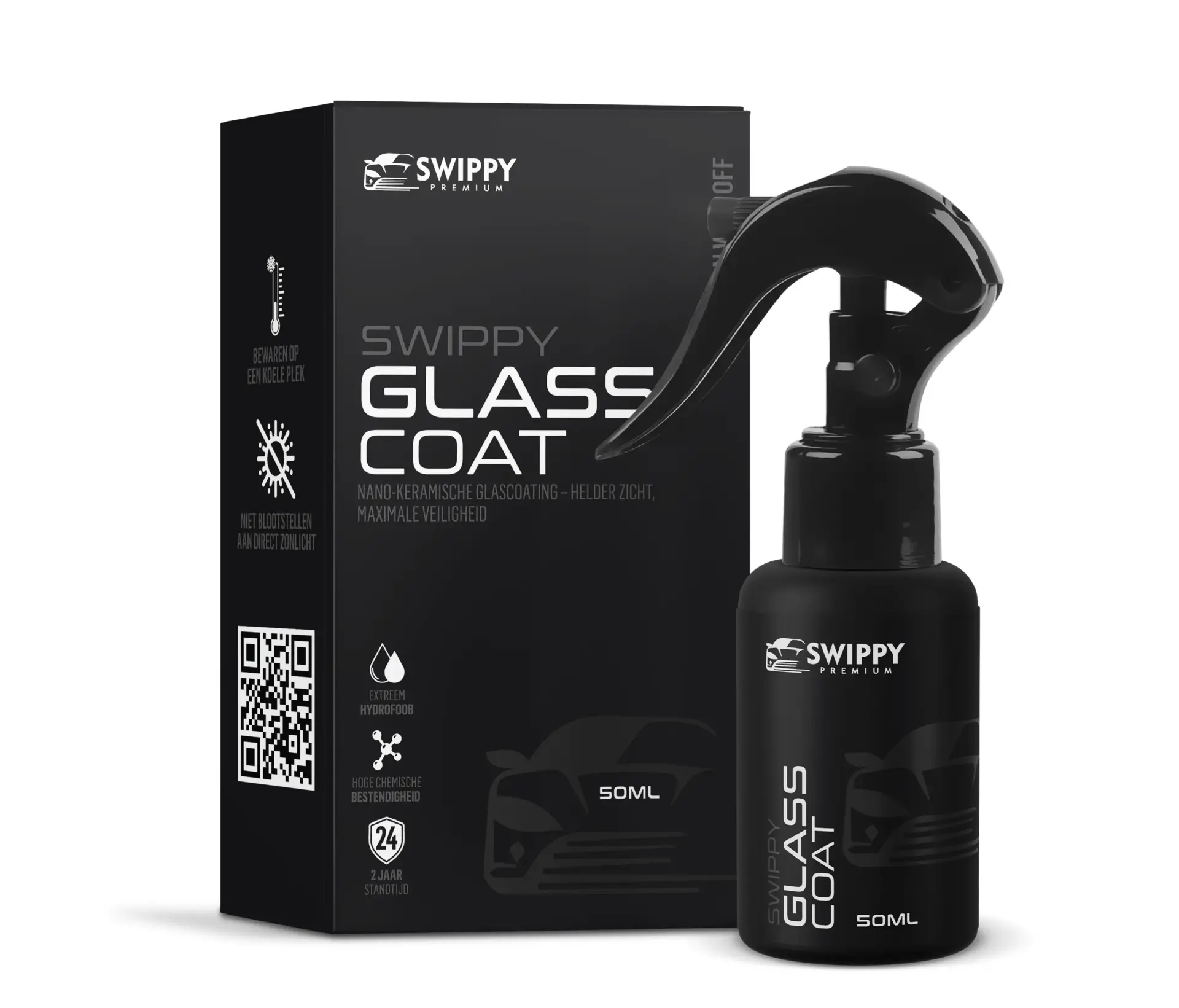 SWIPPY - Glass Coat - Nano Keramische Coating Voor Glas - 50ml