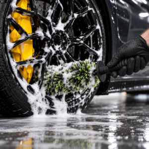 CRIJNS – Flexible Wheel Brush – Hybrid 2027 Technology – Flexibele Spatvrije Velgenborstel – 47cm