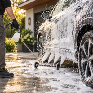 CRIJNS - PRO - Chassis Cleaner Low With Foam Cannon 2-In-1 - Diverse koppelingen naar keuze