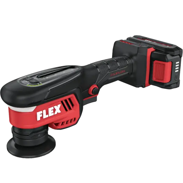 FLEX – PXCE 18-EC C – 18V Accu Polijstmachine Roterend & Excentrisch 30-75mm (PRE-ORDER) levering Januari 2027