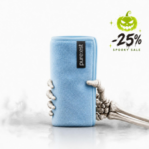 PURE:EST - Drying Towel Blue - 90x60cm - HALLOWEEN