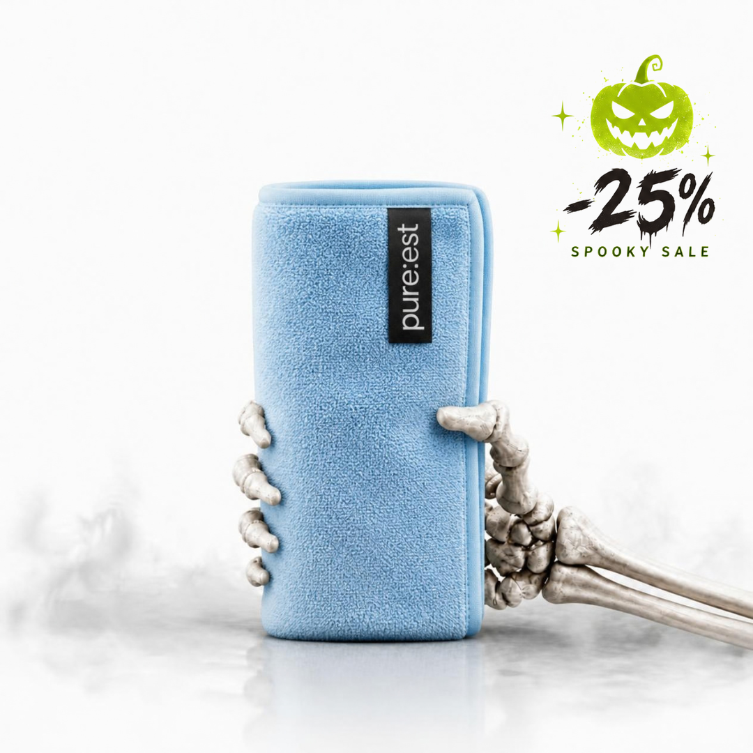 PURE:EST - Drying Towel Blue - 90x60cm - HALLOWEEN