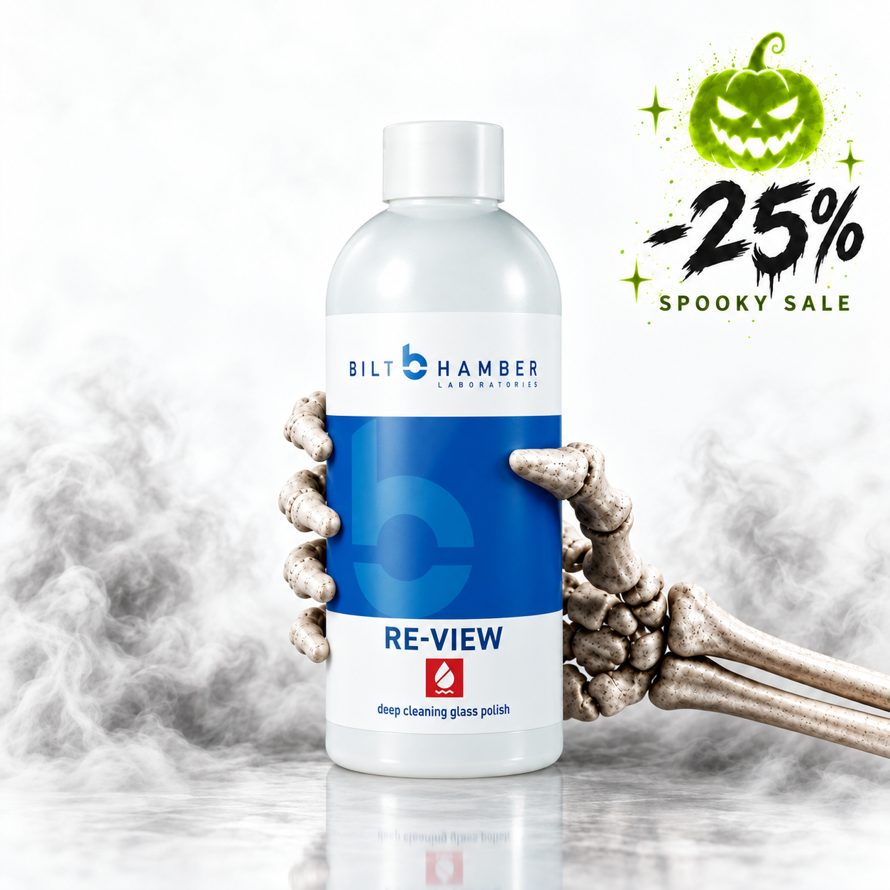 Bilt Hamber - Re-View - Deep Cleaning Glass Polish - 500ml - HALLOWEEN